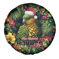 Meri Kirihimete Kakapo Spare Tire Cover New Zealand Christmas with Tropical Vibe LT9 - Polynesian Pride
