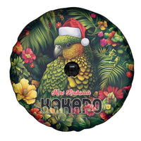 Meri Kirihimete Kakapo Spare Tire Cover New Zealand Christmas with Tropical Vibe LT9 - Polynesian Pride
