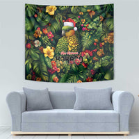 Meri Kirihimete Kakapo Tapestry New Zealand Christmas with Tropical Vibe LT9 - Polynesian Pride