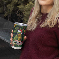 Meri Kirihimete Kakapo Tumbler Cup New Zealand Christmas with Tropical Vibe LT9 - Polynesian Pride