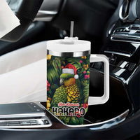 Meri Kirihimete Kakapo Tumbler With Handle New Zealand Christmas with Tropical Vibe LT9 - Polynesian Pride