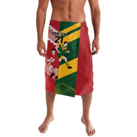 Australia-Tonga Rugby Pacific Custom Lavalava The Kangaroos and Mate Ma'a Tonga LT9 Red-Green - Polynesian Pride