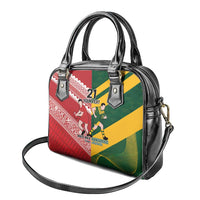 Australia-Tonga Rugby Pacific Custom Shoulder Handbag The Kangaroos and Mate Ma'a Tonga LT9 - Polynesian Pride