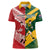 Australia-Tonga Rugby Pacific Custom Women Polo Shirt The Kangaroos and Mate Ma'a Tonga