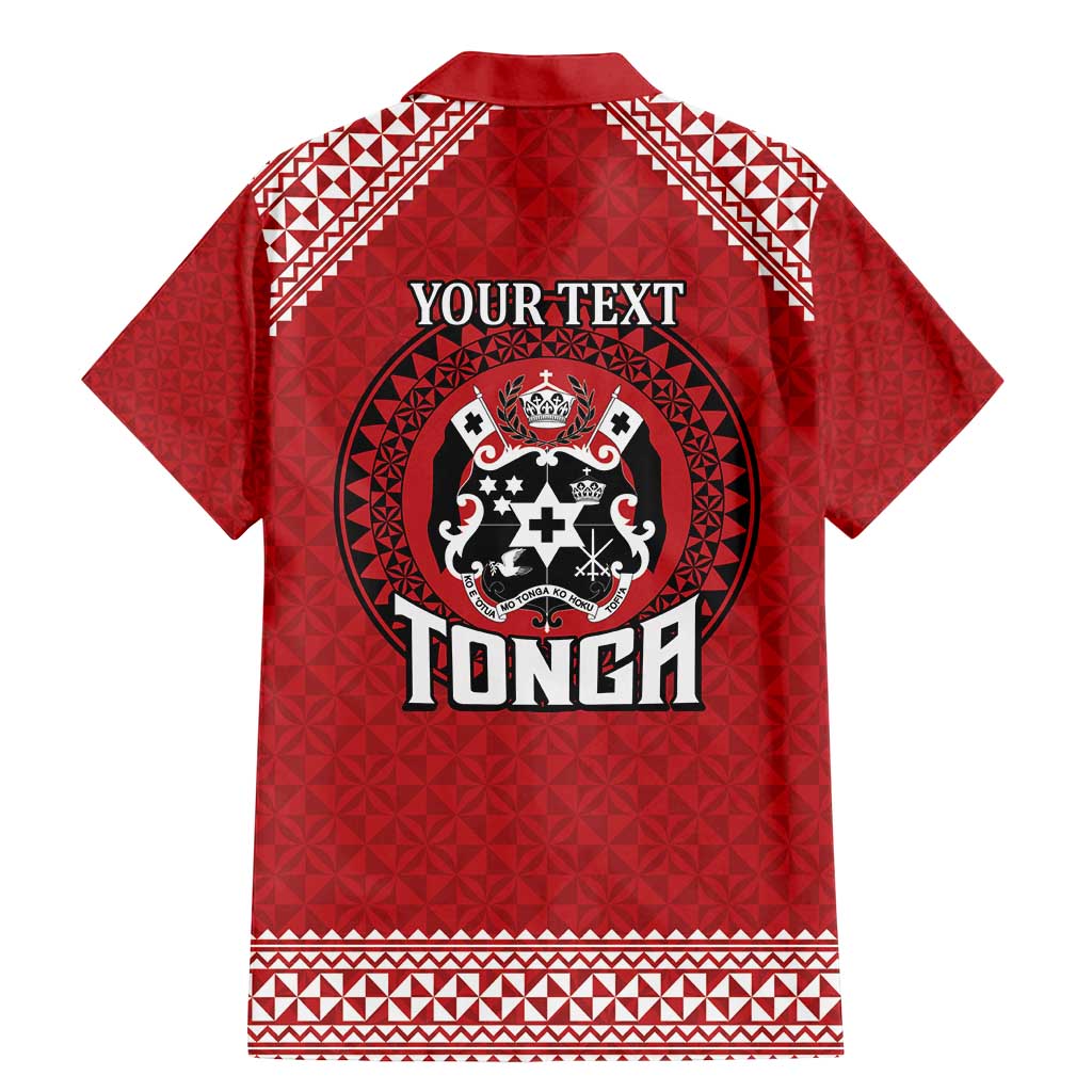 Tonga Rugby XIII Custom Family Matching Mermaid Dress and Hawaiian Shirt Mate Ma'a Tonga with Ngatu Pattern LT9 - Polynesian Pride