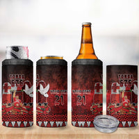 Custom Tonga 676 Haamonga a Maui 4 in 1 Can Cooler Tumbler Tongan Sipi Tau Unique Dance LT9 - Polynesian Pride