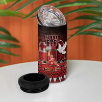 Custom Tonga 676 Haamonga a Maui 4 in 1 Can Cooler Tumbler Tongan Sipi Tau Unique Dance LT9 - Polynesian Pride