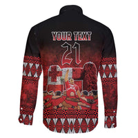 Custom Tonga 676 Haamonga a Maui Family Matching Mermaid Dress and Hawaiian Shirt Tongan Sipi Tau Unique Dance LT9 - Polynesian Pride