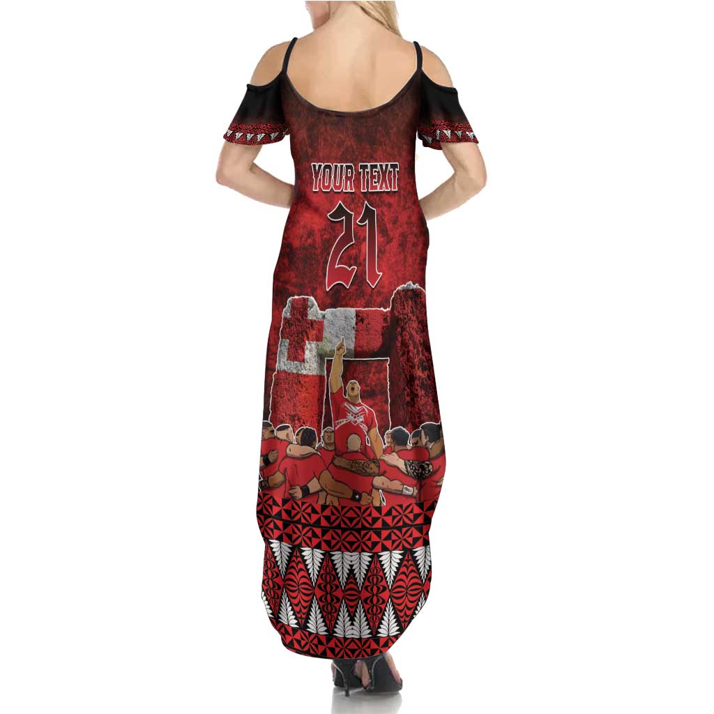 Custom Tonga 676 Haamonga a Maui Family Matching Summer Maxi Dress and Hawaiian Shirt Tongan Sipi Tau Unique Dance LT9 - Polynesian Pride