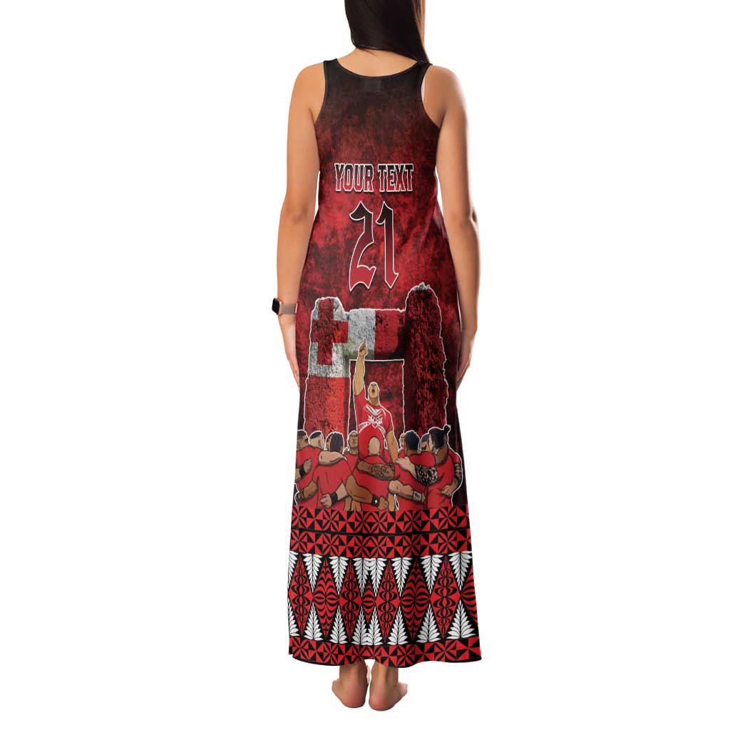 Custom Tonga 676 Haamonga a Maui Family Matching Tank Maxi Dress and Hawaiian Shirt Tongan Sipi Tau Unique Dance LT9 - Polynesian Pride