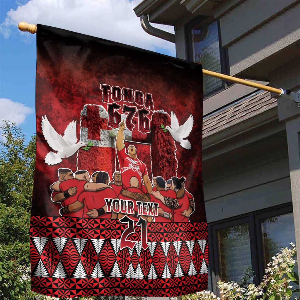 Custom Tonga 676 Haamonga a Maui Garden Flag Tongan Sipi Tau Unique Dance LT9 - Polynesian Pride