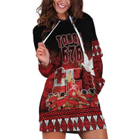 Custom Tonga 676 Haamonga a Maui Hoodie Dress Tongan Sipi Tau Unique Dance LT9 Red - Polynesian Pride