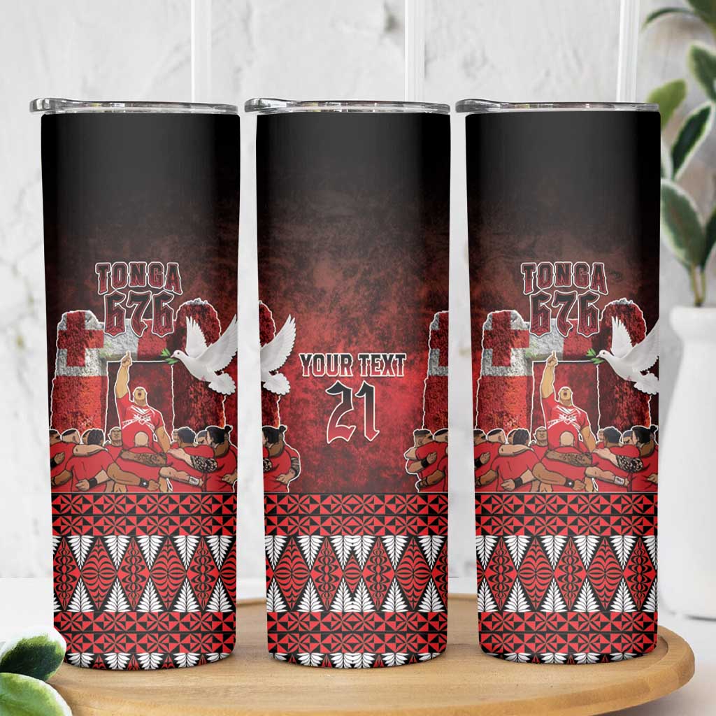 Custom Tonga 676 Haamonga a Maui Skinny Tumbler Tongan Sipi Tau Unique Dance LT9 - Polynesian Pride