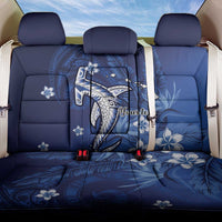 Personalized Hawaiian Maori Hammerhead Shark Back Car Seat Cover Polu Plumeria LT9 One Size Blue - Polynesian Pride