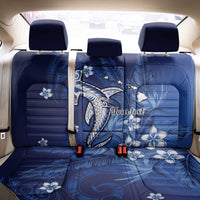 Personalized Hawaiian Maori Hammerhead Shark Back Car Seat Cover Polu Plumeria LT9 - Polynesian Pride
