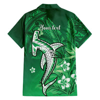 Personalized Hawaiian Maori Hammerhead Shark Family Matching Long Sleeve Bodycon Dress and Hawaiian Shirt Omaomao Plumeria LT9 - Polynesian Pride