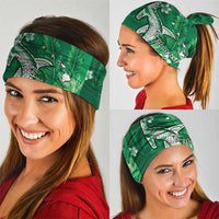 Personalized Hawaiian Maori Hammerhead Shark Neck Gaiter Omaomao Plumeria - Polynesian Pride