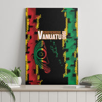 Vanuatu 46th Year Anniversary Canvas Wall Art Tamtam Slit Drums Long God Yumi Stanap LT9 - Polynesian Pride