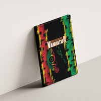 Vanuatu 46th Year Anniversary Canvas Wall Art Tamtam Slit Drums Long God Yumi Stanap LT9 - Polynesian Pride