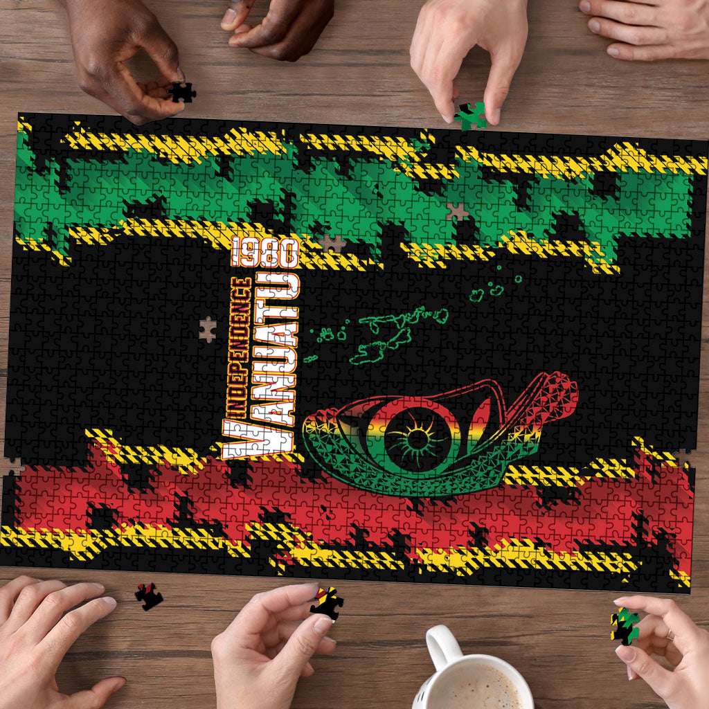 Vanuatu 46th Year Anniversary Puzzle Tamtam Slit Drums Long God Yumi Stanap