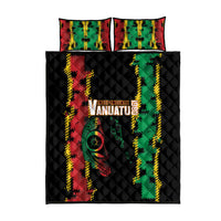 Vanuatu 46th Year Anniversary Quilt Bed Set Tamtam Slit Drums Long God Yumi Stanap LT9 - Polynesian Pride