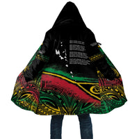 Vanuatu 46th Year Anniversary Cloak Vintage Grunge Vanuatu Flag Heritage