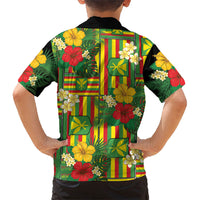 Hawaii Kanaka Maoli Hibiscus Hawaiian Shirt Hawaiian Flag Motif