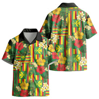 Hawaii Kanaka Maoli Hibiscus Kid Hawaiian Shirt Hawaiian Flag Motif LT9 - Polynesian Pride