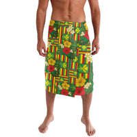 Hawaii Kanaka Maoli Hibiscus Lavalava Hawaiian Flag Motif