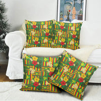 Hawaii Kanaka Maoli Hibiscus Pillow Cover Hawaiian Flag Motif LT9 - Polynesian Pride