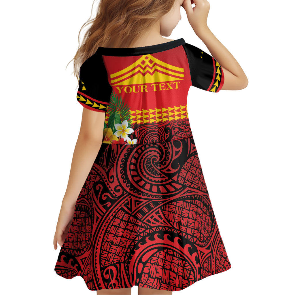 Hawaii Ku Kia'i Mauna Personalized Family Matching Long Sleeve Bodycon Dress and Hawaiian Shirt Hibiscus Kakau Pattern LT9 - Polynesian Pride