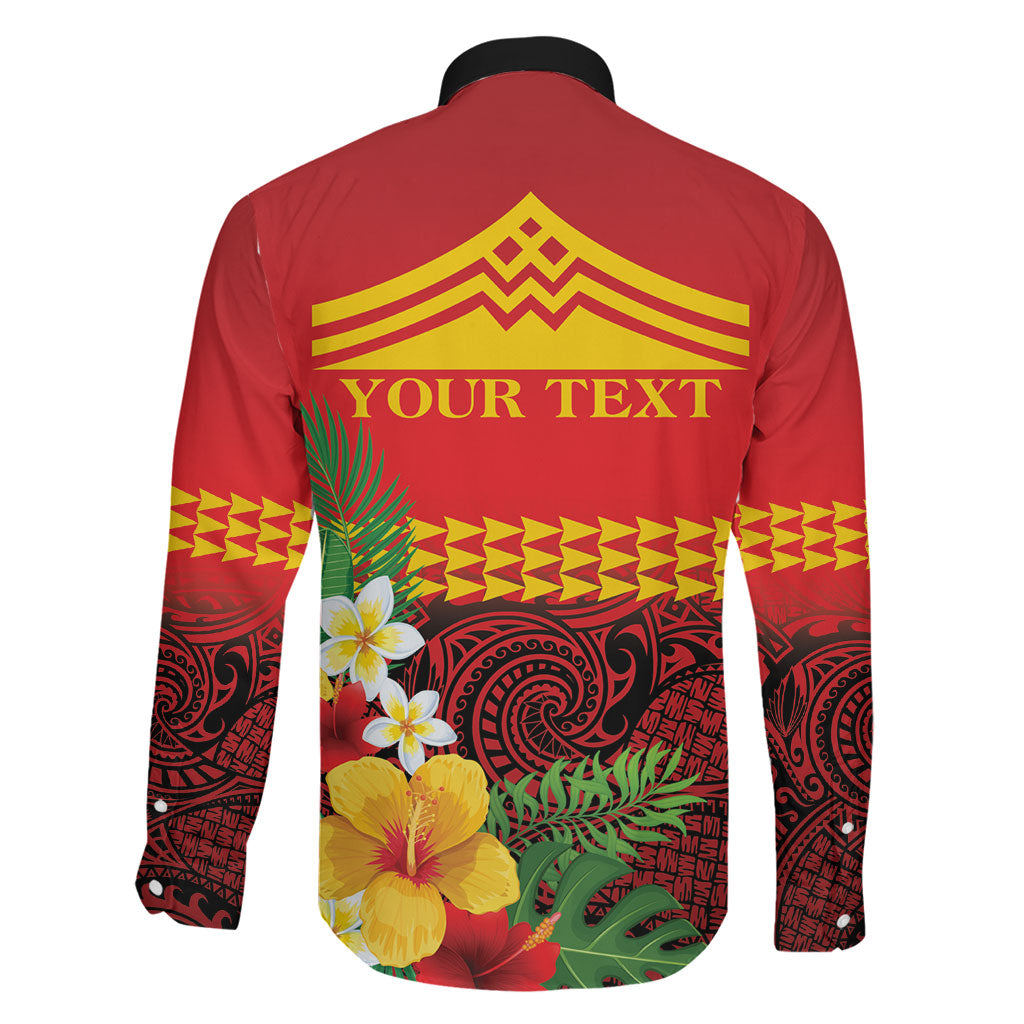 Hawaii Ku Kia'i Mauna Personalized Family Matching Off Shoulder Maxi Dress and Hawaiian Shirt Hibiscus Kakau Pattern LT9 - Polynesian Pride