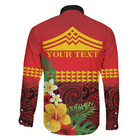 Hawaii Ku Kia'i Mauna Personalized Family Matching Short Sleeve Bodycon Dress and Hawaiian Shirt Hibiscus Kakau Pattern LT9 - Polynesian Pride