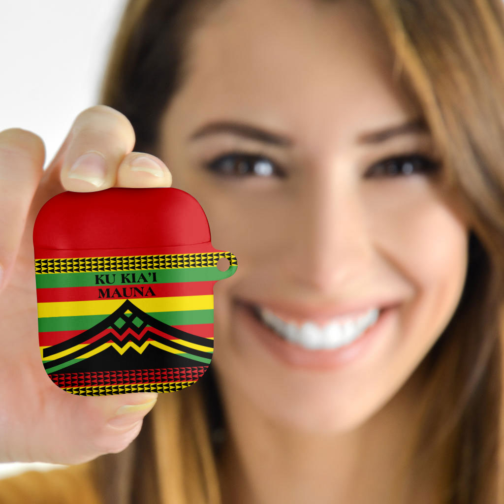 Hawaii Ku Kia'i Mauna AirPods Case Hawaiian Kanaka Maoli Motif