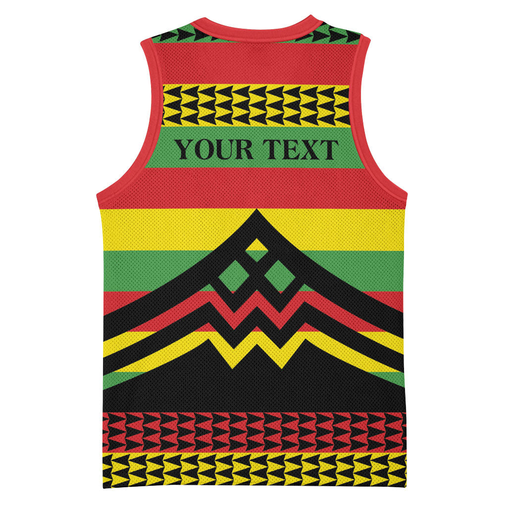 Hawaii Ku Kia'i Mauna Personalized Basketball Jersey Hawaiian Kanaka Maoli Motif LT9 - Polynesian Pride