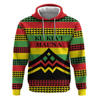Hawaii Ku Kia'i Mauna Personalized Hoodie Hawaiian Kanaka Maoli Motif