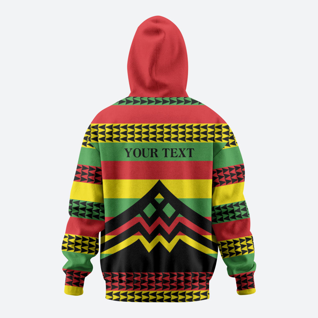 Hawaii Ku Kia'i Mauna Personalized Hoodie Hawaiian Kanaka Maoli Motif