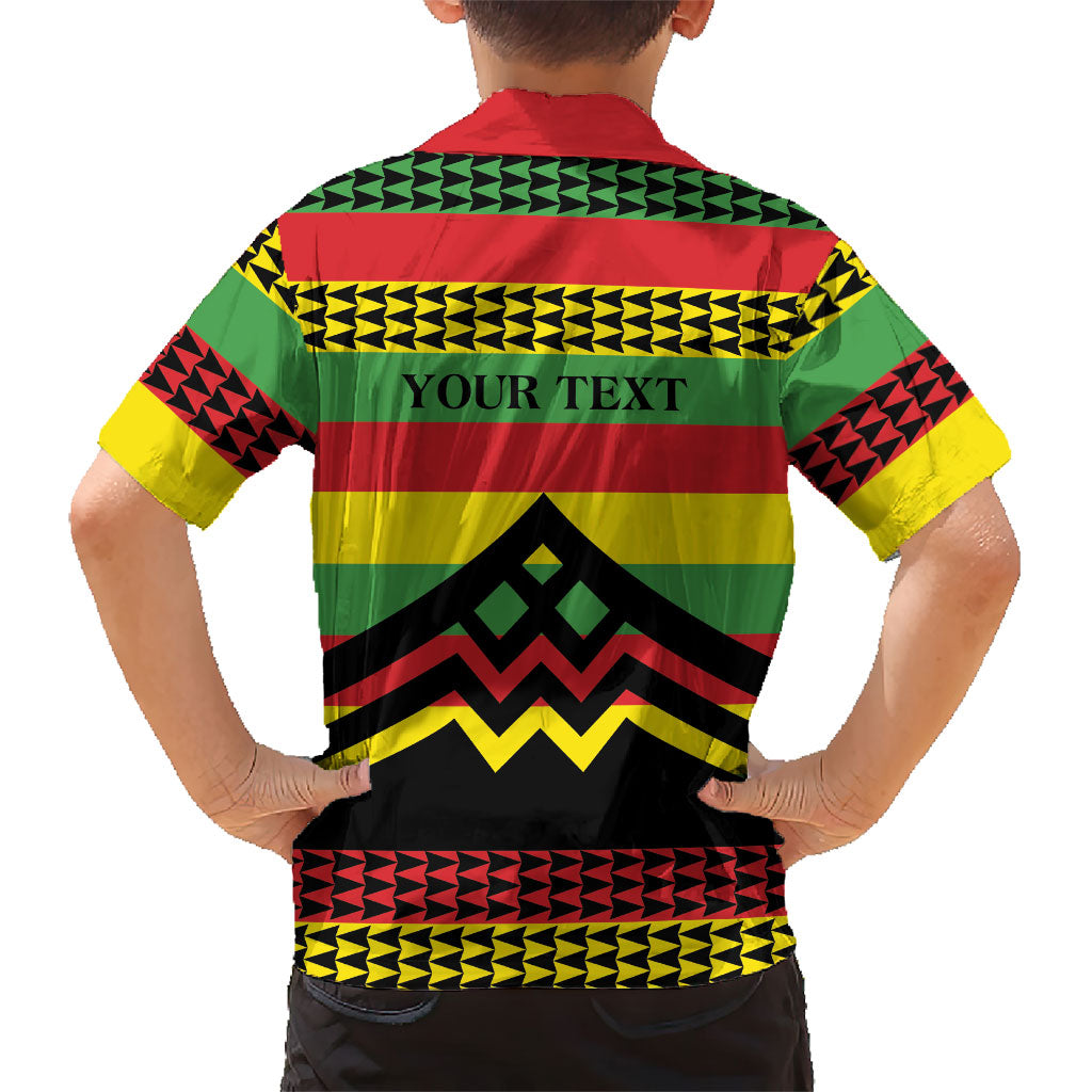 Hawaii Ku Kia'i Mauna Personalized Kid Hawaiian Shirt Hawaiian Kanaka Maoli Motif LT9 - Polynesian Pride