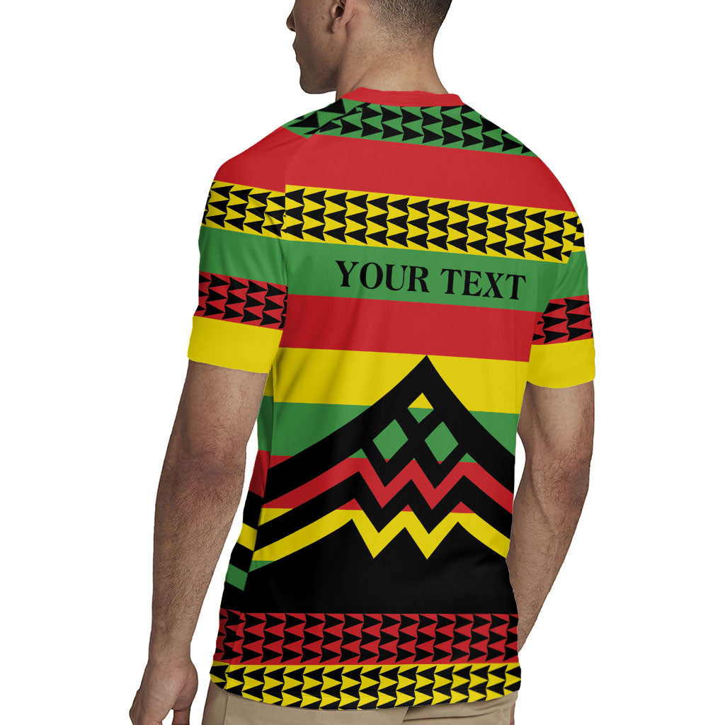 Hawaii Ku Kia'i Mauna Personalized Rugby Jersey Hawaiian Kanaka Maoli Motif