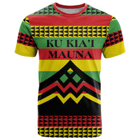 Hawaii Ku Kia'i Mauna Personalized T Shirt Hawaiian Kanaka Maoli Motif