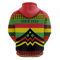 Hawaii Ku Kia'i Mauna Personalized Zip Hoodie Hawaiian Kanaka Maoli Motif LT9 - Polynesian Pride