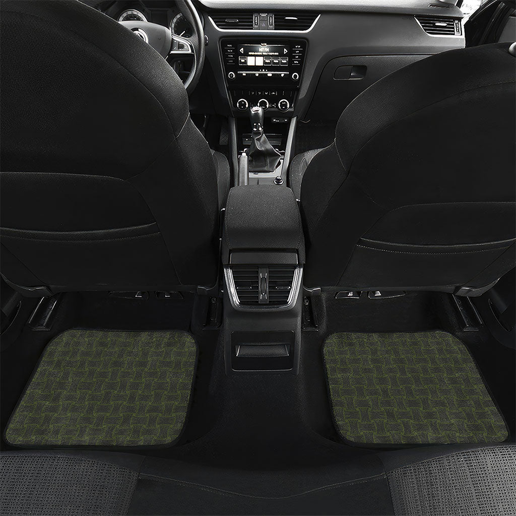 Hawaii Ohia Lehua Squares Car Mats Hawaiian Quilt Inspired Floral Pattern