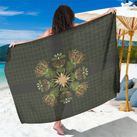 Hawaii Ohia Lehua Squares Sarong Hawaiian Quilt Inspired Floral Pattern