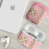 Akala Hamele Hawai'i Palaka Squares Maile Leaf AirPods Case Flowers Hawaiian Quilt Patterns LT9 - Polynesian Pride