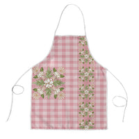 Akala Hamele Hawai'i Palaka Squares Maile Leaf Apron Flowers Hawaiian Quilt Patterns LT9 Dusty Rose - Polynesian Pride
