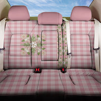 Akala Hamele Hawai'i Palaka Squares Maile Leaf Back Car Seat Cover Flowers Hawaiian Quilt Patterns LT9 One Size Dusty Rose - Polynesian Pride
