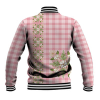 Akala Hamele Hawai'i Palaka Squares Maile Leaf Baseball Jacket Flowers Hawaiian Quilt Patterns LT9 - Polynesian Pride