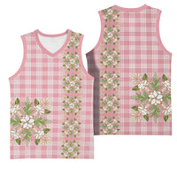 Akala Hamele Hawai'i Palaka Squares Maile Leaf Basketball Jersey Flowers Hawaiian Quilt Patterns LT9 - Polynesian Pride