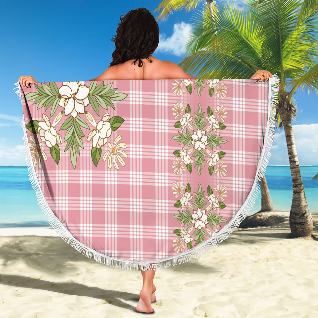 Akala Hamele Hawai'i Palaka Squares Maile Leaf Beach Blanket Flowers Hawaiian Quilt Patterns LT9 - Polynesian Pride