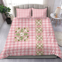 Akala Hamele Hawai'i Palaka Squares Maile Leaf Bedding Set Flowers Hawaiian Quilt Patterns LT9 - Polynesian Pride